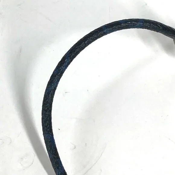 LOUIS VUITTON Blue Monogram Canvas Necklace